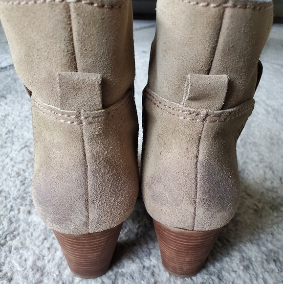 Nine West Distressed Suede Booties - Picture 4 of 8